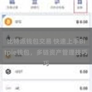 比特派钱包交易 快速上手Bitpie钱包，多链资产管理技巧