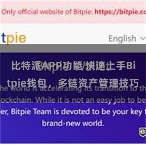 比特派APP功能 快速上手Bitpie钱包，多链资产管理技巧