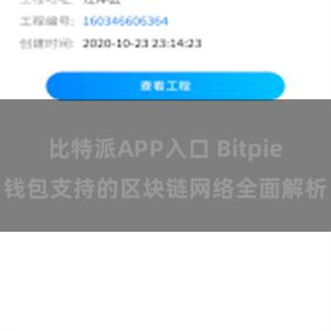 比特派APP入口 Bitpie钱包支持的区块链网络全面解析