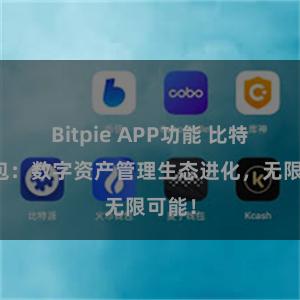 Bitpie APP功能 比特派钱包：数字资产管理生态进化，无限可能！