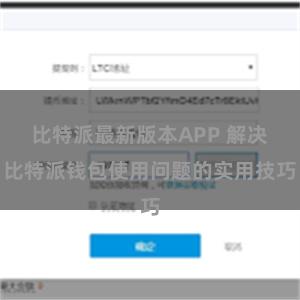 比特派最新版本APP 解决比特派钱包使用问题的实用技巧