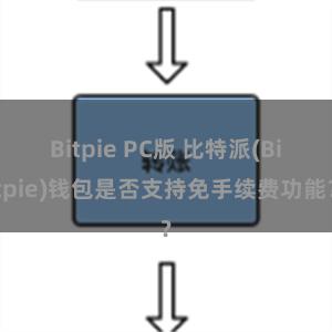 Bitpie PC版 比特派(Bitpie)钱包是否支持免手续费功能？