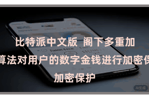 比特派中文版  阁下多重加密算法对用户的数字金钱进行加密保护