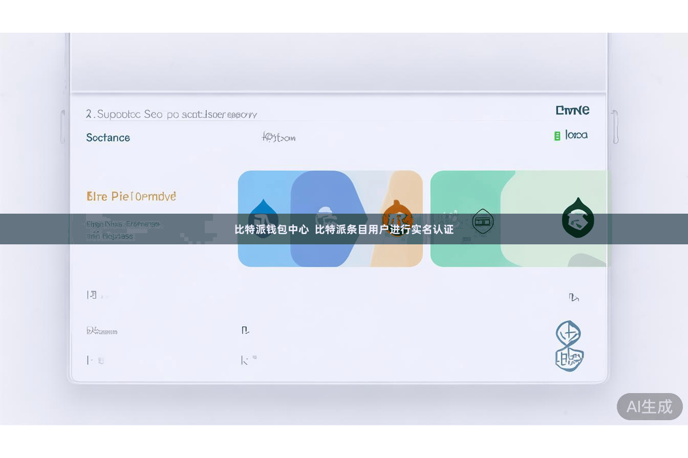比特派钱包中心  比特派条目用户进行实名认证