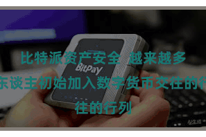 比特派资产安全  越来越多的东谈主初始加入数字货币交往的行列